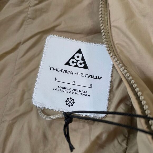 Nike ACG Therma-FIT ADV Rope De Dope Beige Jacket Insulated DV0363-247 Men's L - Picture 7 of 11
